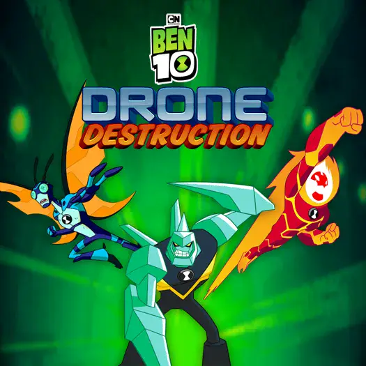 Ben 10 Drone Destruction