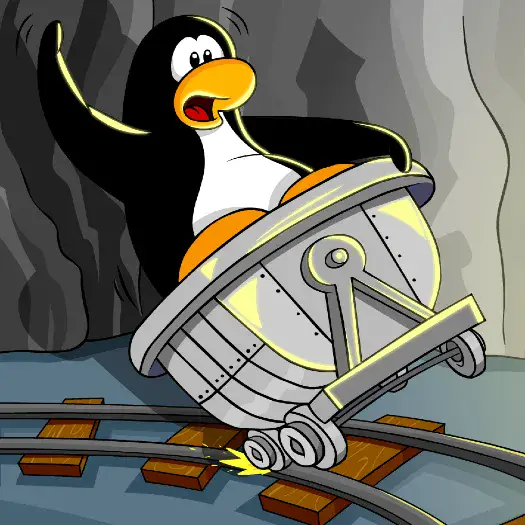 Club Penguin Cart Surfer