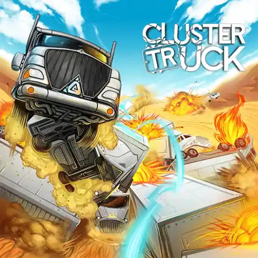 Clustertruck - Vamos pular de caminhões em movimento!