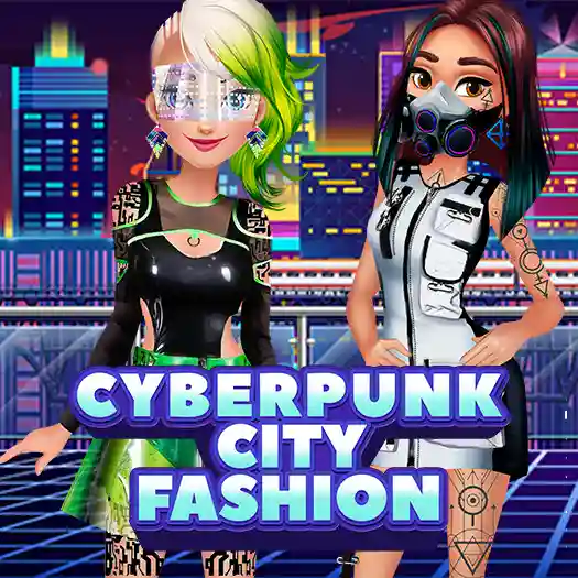 Cyberpunk City Fashion