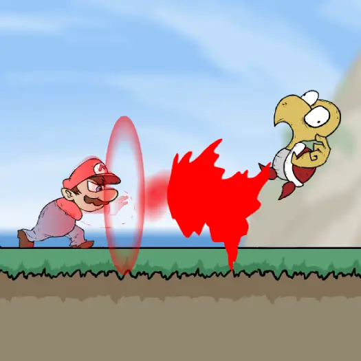 MARIO COMBAT jogo online gratuito em