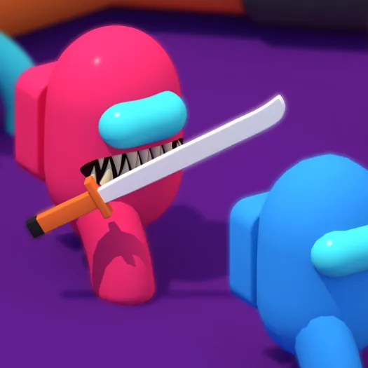 Red Impostor vs Crew 